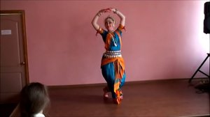 Tatiana Ruzova (Satyabhama) Sthayi Odissi Dance.wmv