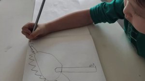 как нарисовать Годзиллу