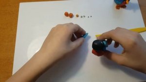 КАК СЛЕПИТЬ СНЕГИРЯ ИЗ ПЛАСТИЛИНА