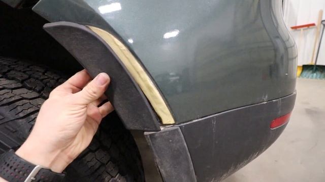 Touareg Bumper Cover Removal / Spare Tire Carrier Prep - V10 TDI project update смотреть онлайн