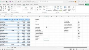 Expense Tracker in Excel - Malayalam Tutorial