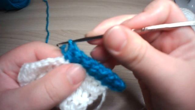 ОБВЯЗКА КРАЯ обвитыми столбиками/BINDING the EDGE with crocheted columns