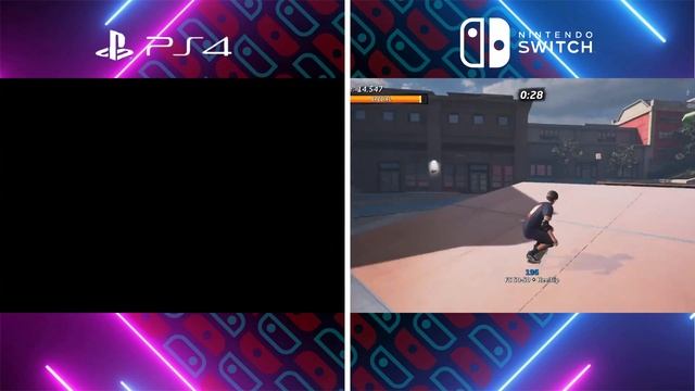 Tony Hawk Pro Skater 1+2 Comparison- PS4 vs Nintendo Switch смотреть онлайн