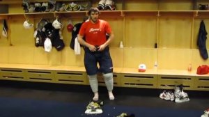 Овечкин в раздевалке