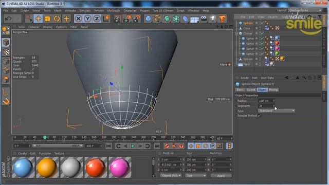 Управление временем в Cinema 4D.