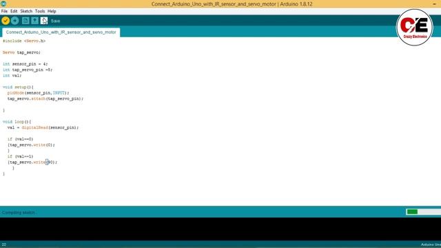 How to Control Servo Motor and IR sensor Module Using Arduino Uno R3 || Servo Motor || IR Sensor ||