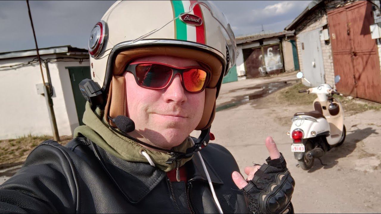 На скутере Honda Giorno AF-77 Тест драйв смотреть онлайн