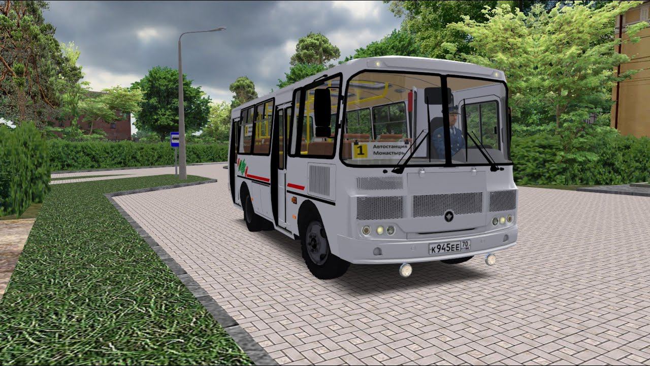 OMSI 2 | Мичурино | Маршрут № 1 Катаемся на одном из первых паз 32054 рестайлинг в игре! смотреть онлайн