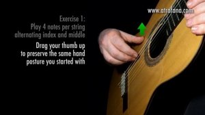 Flamenco Guitar 101 - 05  - Picado: Nail - Attack - Position