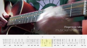 Весёлые ребята – Розовые розы (аккорды и табы для акустической гитары fingerstyle)