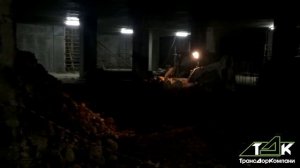 Разработка котлована по технологии TOP-DOWN.