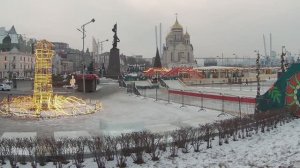новогодняя центральная площадь Владивостока 30.12.2023