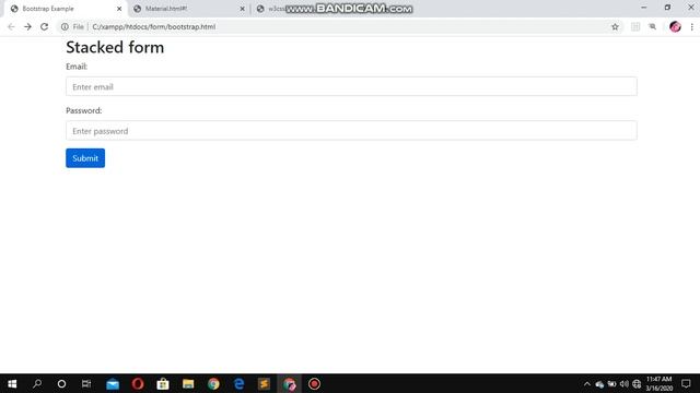 review framework (Bootstrap, Material dan W3CSS)
