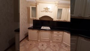 с.Калиновске Кухонный гарнитур Венеция 3х390м угловой сборка установка вырез варочный панели