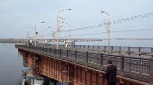 Николаев, разводка Варваровского моста, прикол