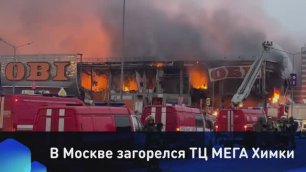 В Москве загорелся ТЦ МЕГА Химки