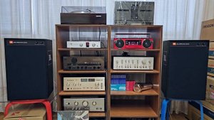 JBL 4312 + SONY TA F777es