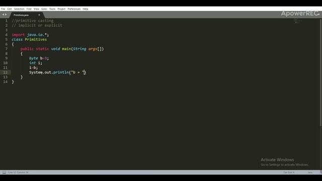 Cse:JAVA-Implicit and Explicit Type Casting смотреть онлайн