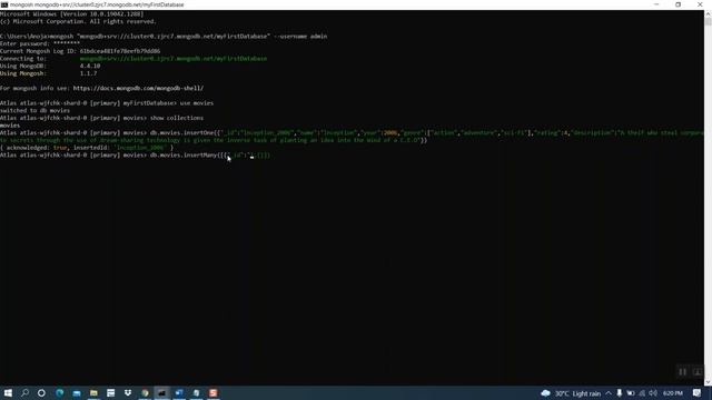 Insert Documents | MongoDB Tutorial 06 смотреть онлайн