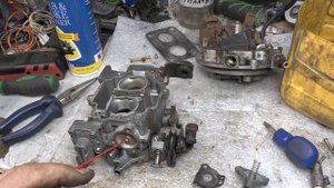 Ford Escort MK VI ( VII ) ремонт карбюратора Weber TLDM 26\28.