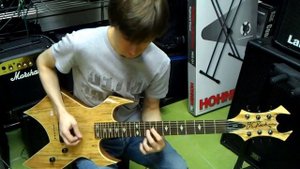 B.C. Rich Warlock тест звука на комбоусилителе Blackstar HT-1R