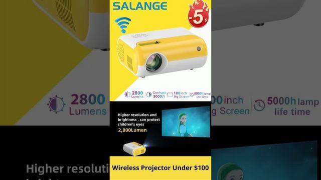 Best Wireless Projector Under $100 l Best Mini Cheap Projector