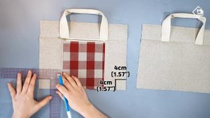 DIY How to make a double zipper tote bag / simple hand bag / sewing tutorial [Tendersmile Handmade