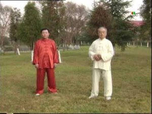 Тайцзи  туйшоу Липкие ноги. Демонстрирует мастер Ма Хун