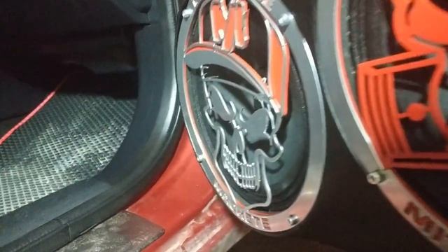 #АВТОЗВУК LANCER X - ГРИЛИ НА ДИНАМИКИ от AutoGrills ''Финальный вид дверных карт'' смотреть онлайн