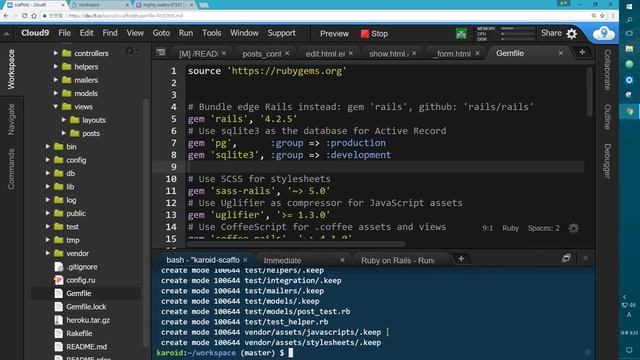 Rails heroku에 서비스 배포하기 실습 смотреть онлайн