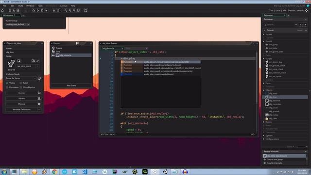 Make an Endless Runner Game - Adding Sounds - GameMaker Studio 2