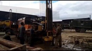 Буровая установка УРБ-1А1 на гусеничном шасси