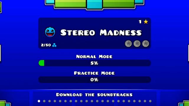 как сделать чтобы в верху высвечевалос сколько процентов мы прошли в Geometry Dash смотреть онлайн