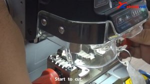 How to use Xhorse Condor Dolphin XP-007 cut external single-sided key?