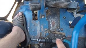 трактор т-40, переделка рычага реверса под руль.