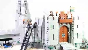 Lego The Lord of the Rings 9474 The Battle of Helm's Deep - Lego Speed build