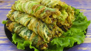 Жареная капуста с начинкой в кляре