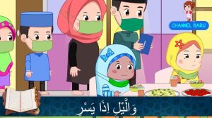 Болалар учун кичик суралар./ Обучение детей чтению Корана./Short suras from the Qur'an.