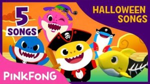 Halloween Baby Shark Compilation | Baby Shark | Halloween Song | Pinkfong Songs for Children