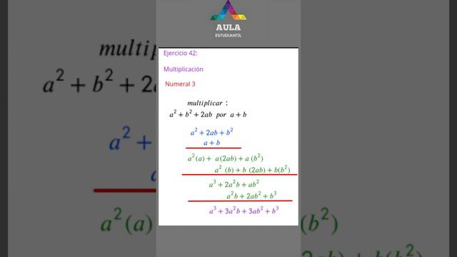 Solución álgebra de Baldor ejercicio 42 numeral 3  #álgebra #algebradebaldor #baldor