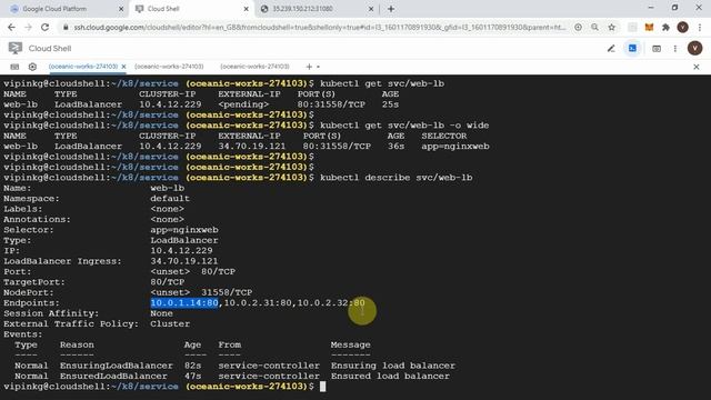 54 Kubernetes LoadBalancer Service - 2 demo | Kubernetes Full Course | GKE for Beginners