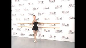 "PIROUETTE" 04.02.01 Battement tendu jeté по пятой позиции, en face