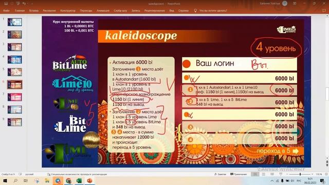 Презентация бонусно-накопительной программы КАЛЕЙДОСКОП /  партнерский бизнес на маркетплейсе