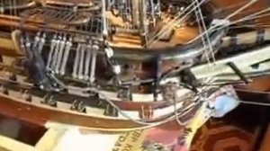 сборка модели парусника 12 апостолов, паруса.