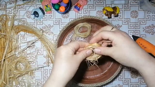 пасхальная тарелка своими руками