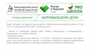 Проект "Муравьишкин дом : PRO - школа" поддержан Благотворительным фондом «Вклад в будущее»