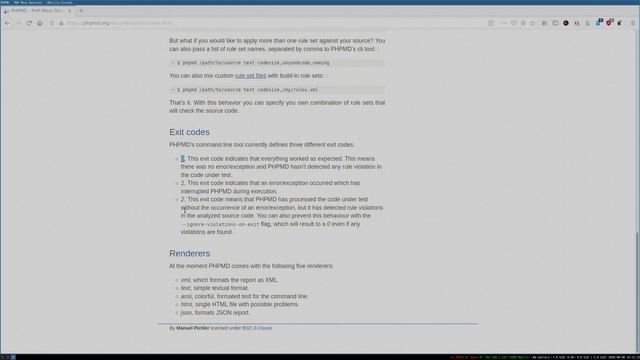 PHPMD, статический анализ php mess detector
