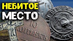 КЛАД МОНЕТ в гнезде Шершня!!! Поиск злата серебра!.mp4
