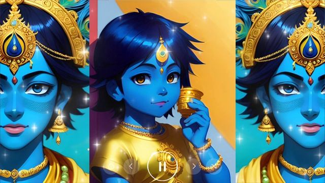 Shri Krishna Govind Bolo Hare Gopal Bolo Song_4K_Status_Lofi Music Krishna Bhajan