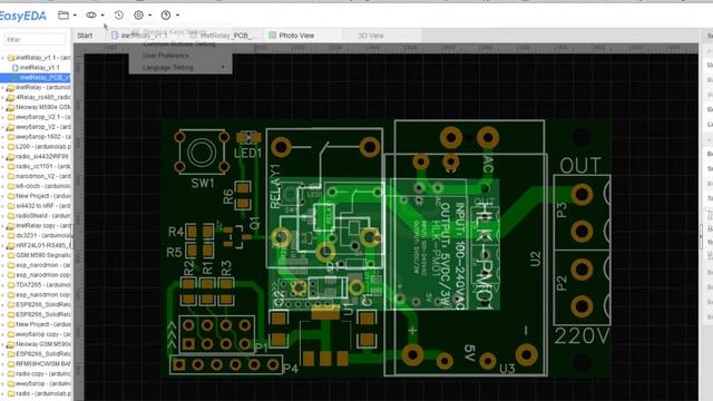 Wi-Fi интернет реле на ESP8266-01 V1.1 смотреть онлайн